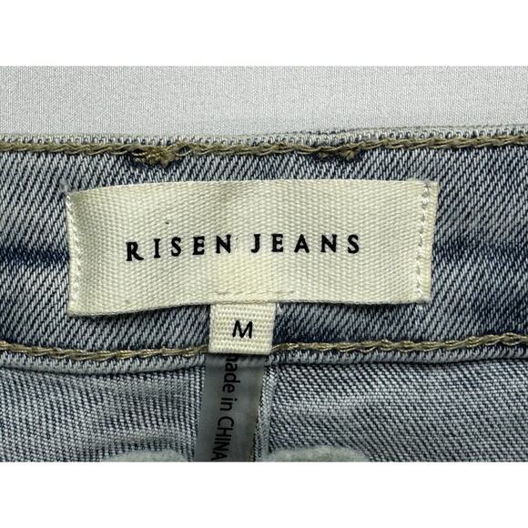 Risen Jeans Women's High RIse Western Style Denim Shorts - Size M (30x3) - Picture 4 of 6